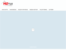 Tablet Screenshot of hdtur.com